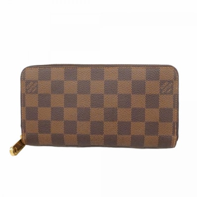 ★最終価格【6cc3852】ルイヴィトン 長財布 ダミエ ジッピーウォレット M41894 ローズバレリーヌ【中古】レディース