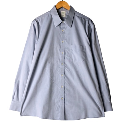 古着 ブルックスブラザーズ Brooks Brothers 1818 MILANO FIT 長袖 コットンシャツ メンズXL相当/eaa599053