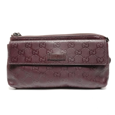 グッチ GUCCI GGシマ レザー ウエストバッグ【中古】