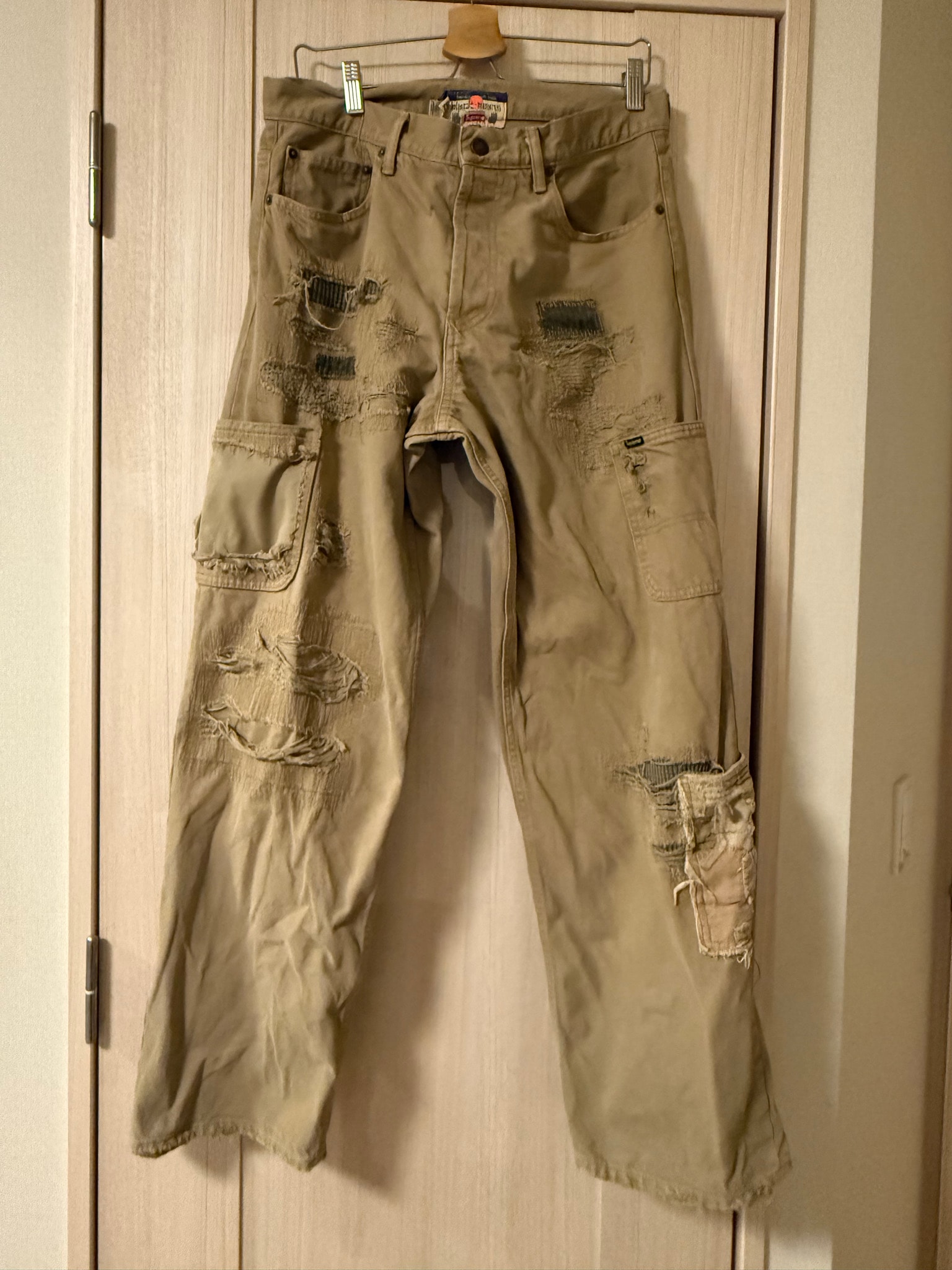 Supreme x Blackmeans Mended Loose Fit Jean "Dirty Tan"