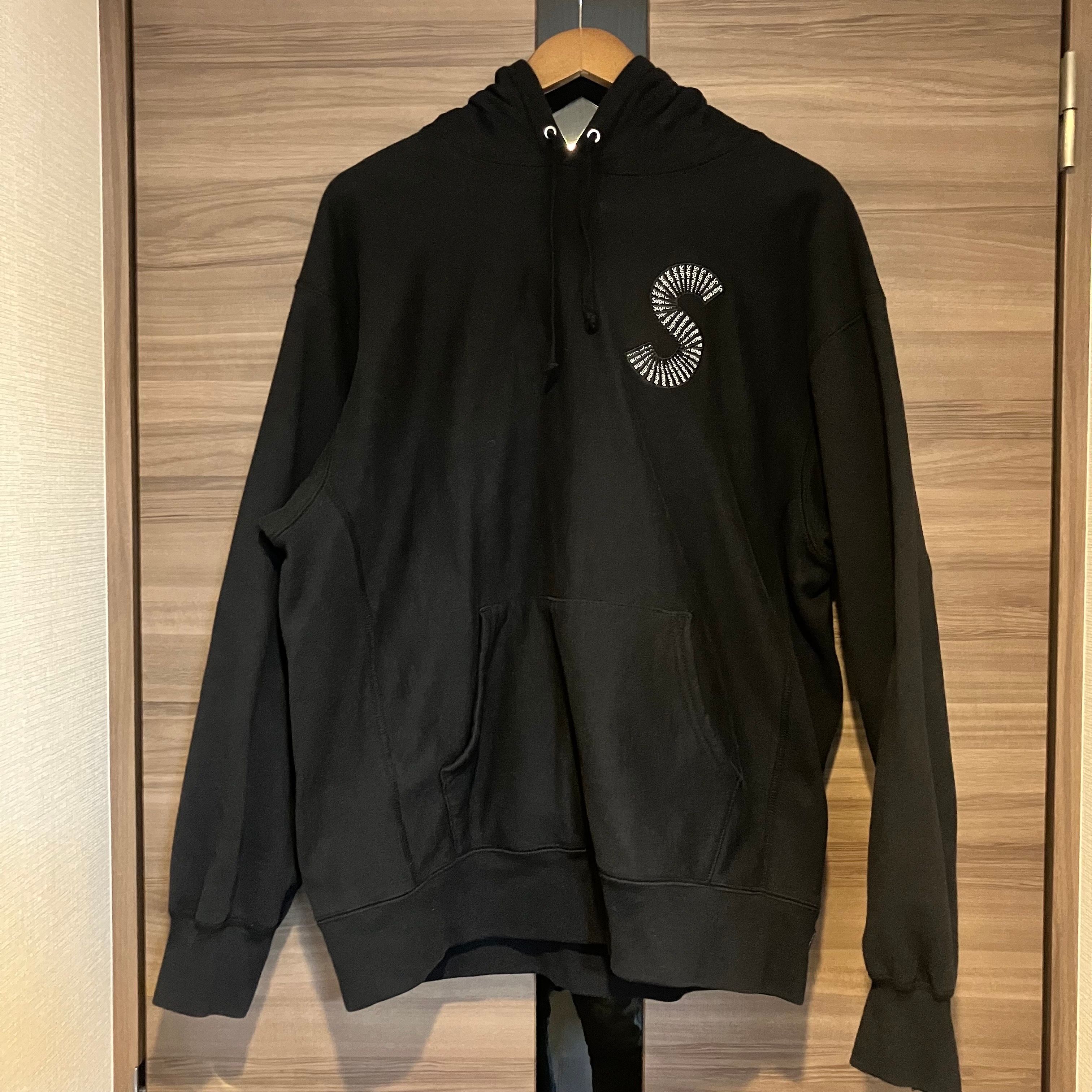 Supreme S Logo Hooded Sweatshirt "Black" (20FW)