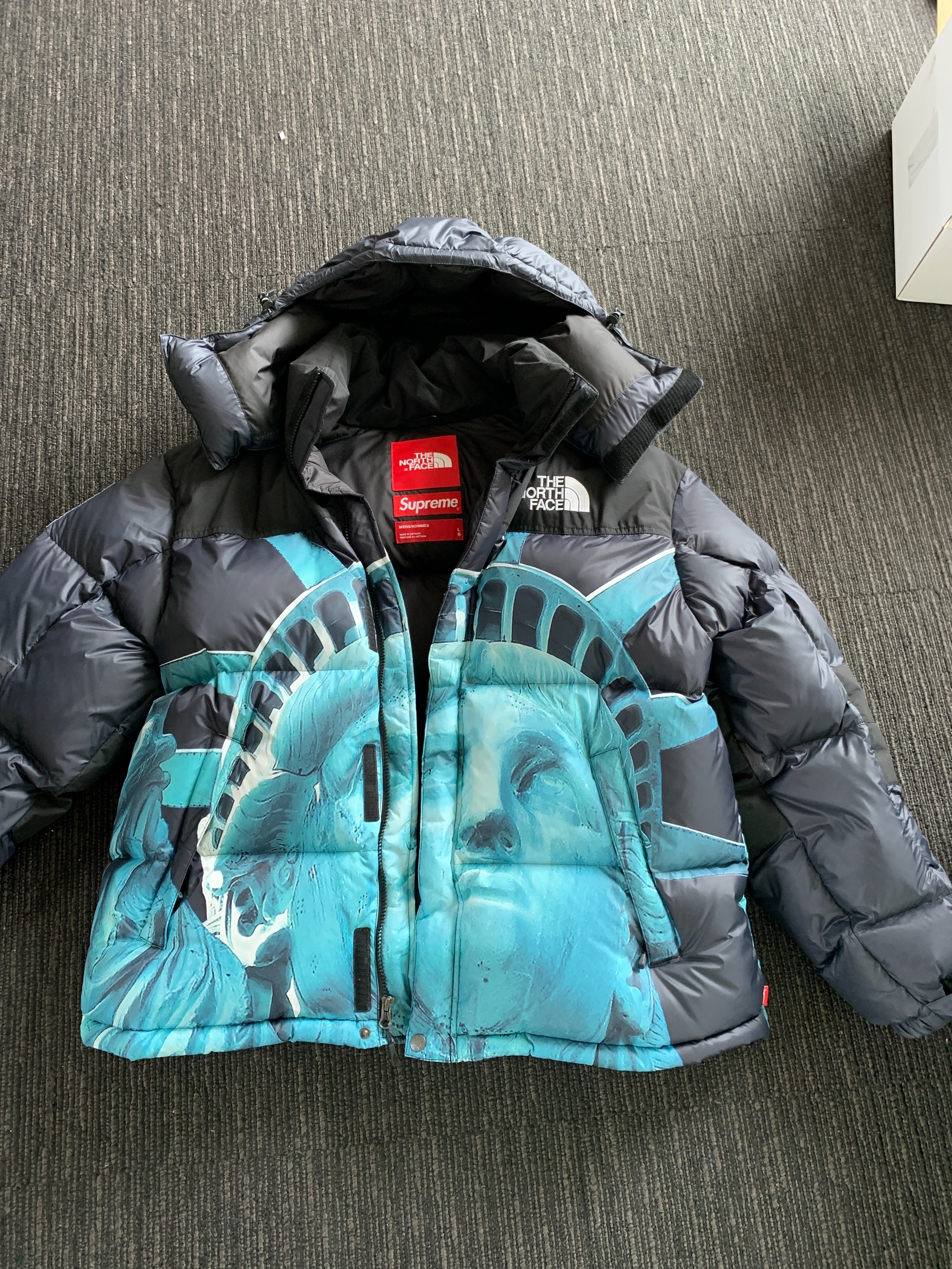 Supreme x The North Face Statue of Liberty Baltoro Jacket "Black"
