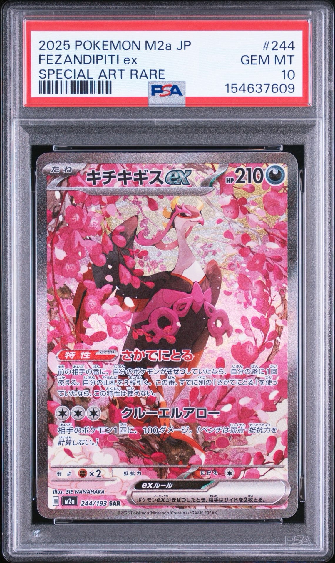 キチキギスex SAR [M2a 244/193](ハイクラスパック「MEGAドリームex