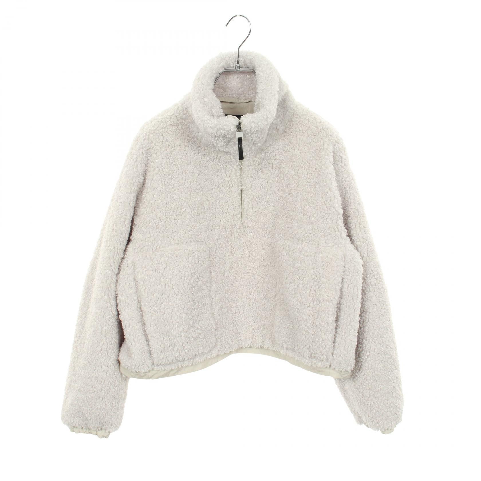 ヘルノ Herno ボア ハーフジップ 衣料品 トップス ポリエステル レディース グレー系 【中古】