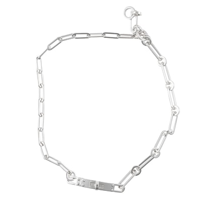 HERMES エルメス ケリーシェーヌ ブレスレット シルバー【中古】