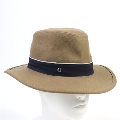 エルメス フエルトハット セリエボタン レザー使い ベージュ系 メンズ 57