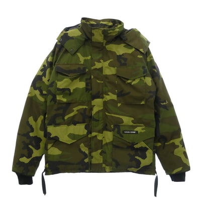 CANADA GOOSE カナダグース 4071MA サザビーリーグタグ CONSTABLEPARKA コンスタブル パーカ ダウンジャケット カーキ系 S【中古】