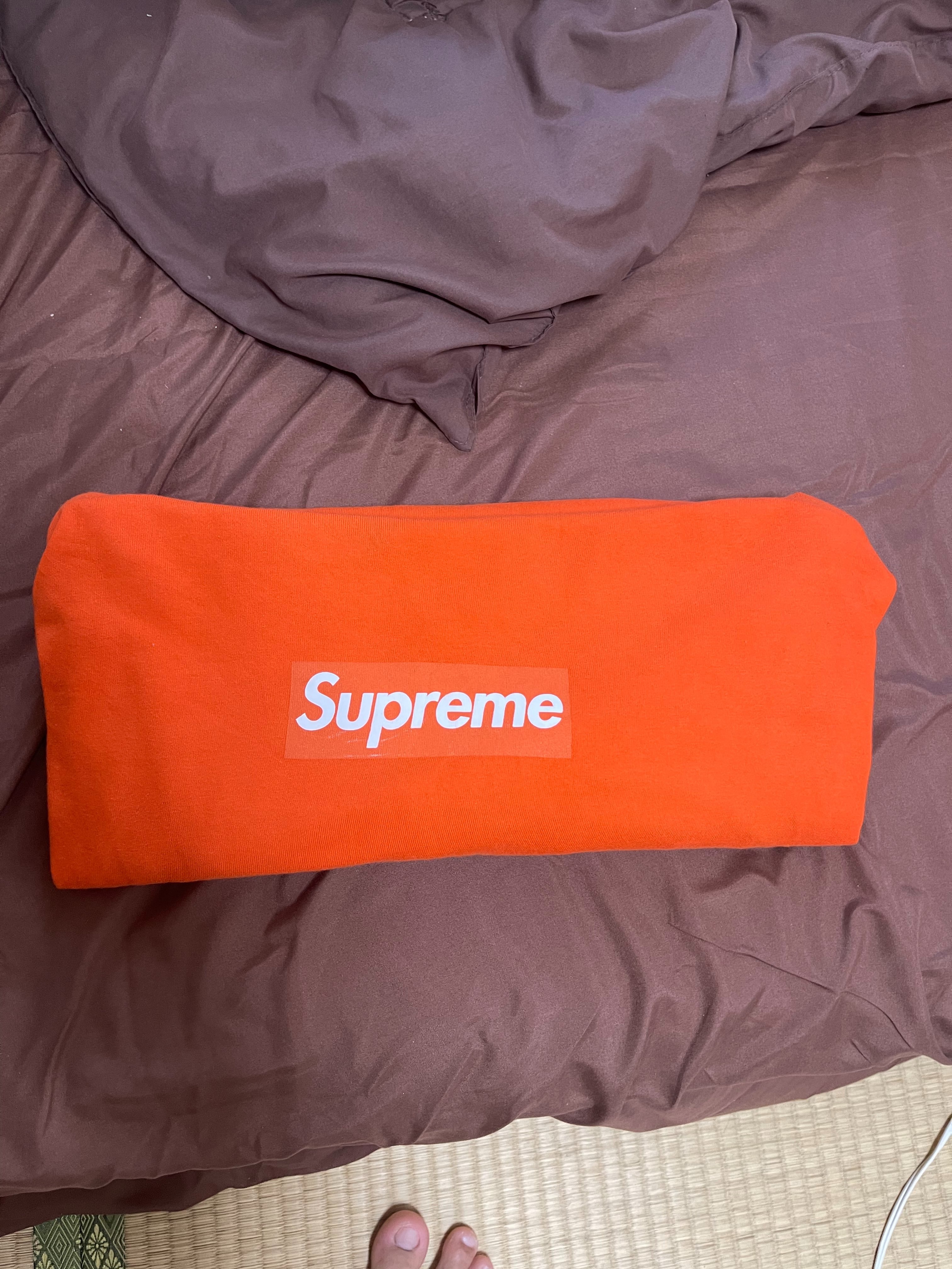 Supreme Box Logo L/S Tee "Orange"