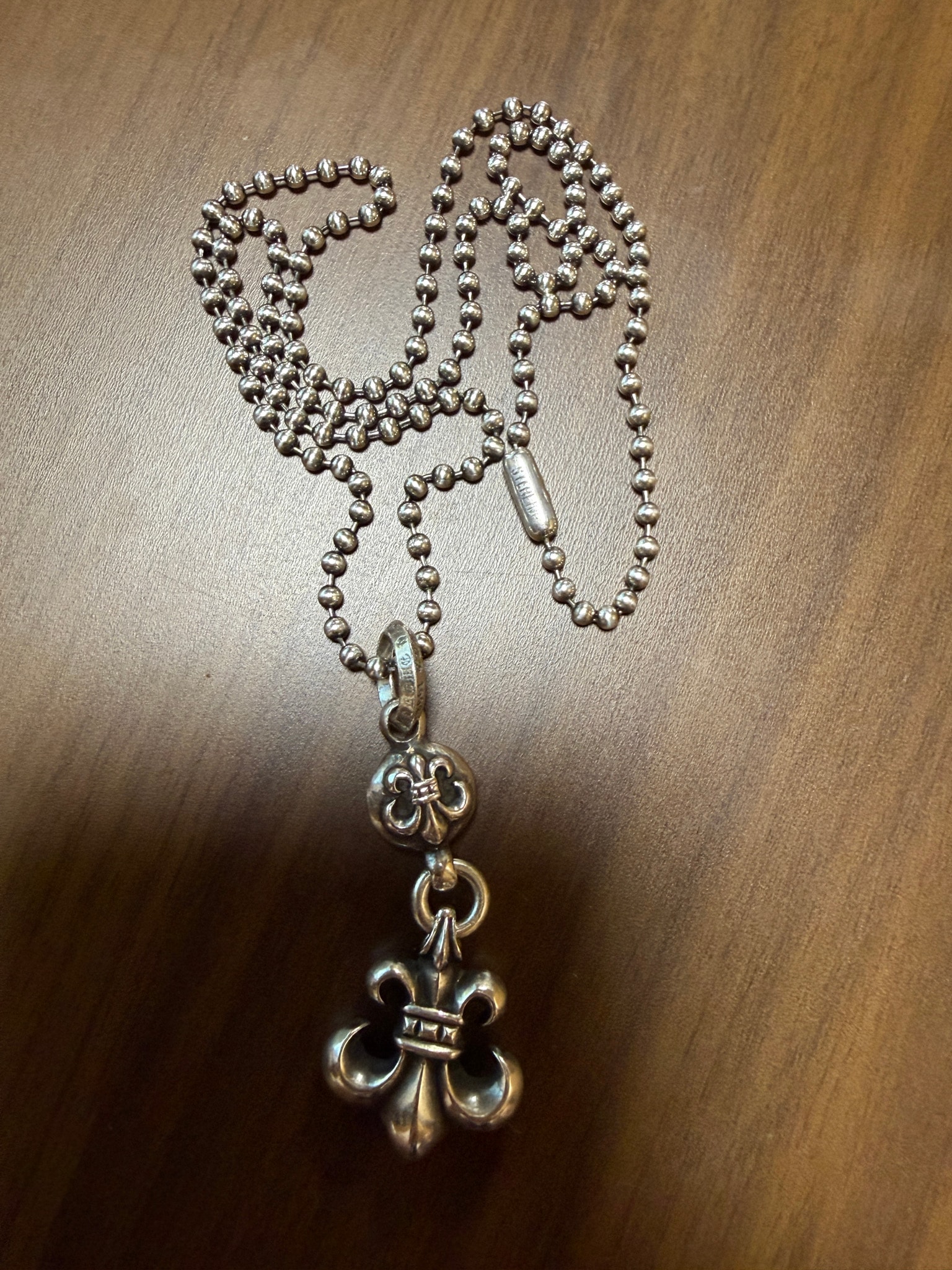 Chrome Hearts 1 Ball BS Flare Charm "Silver"