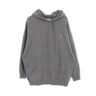 バレンシアガ BALENCIAGA パーカー 衣料品 トップス カシミヤ ウール メンズ グレー系 【中古】