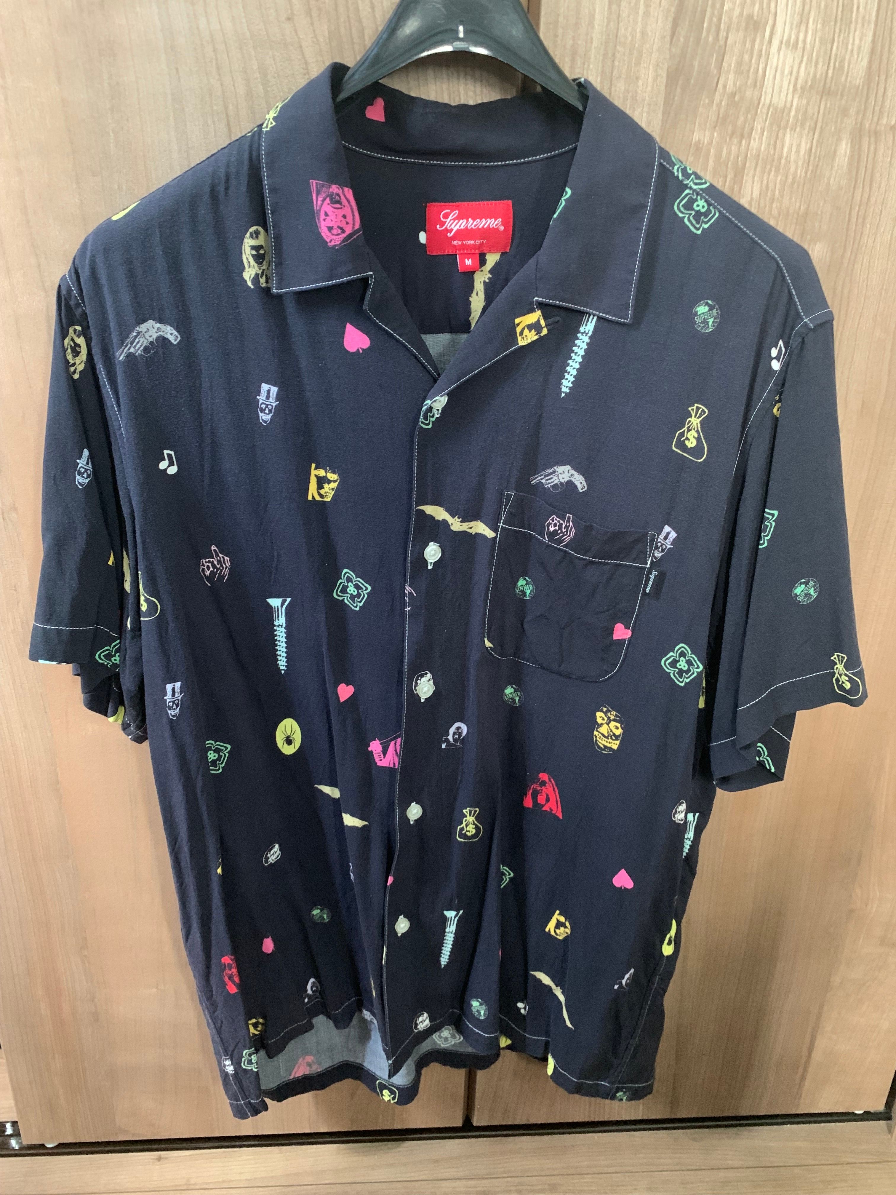 Supreme Deep Space Rayon S/S Shirt "Black"