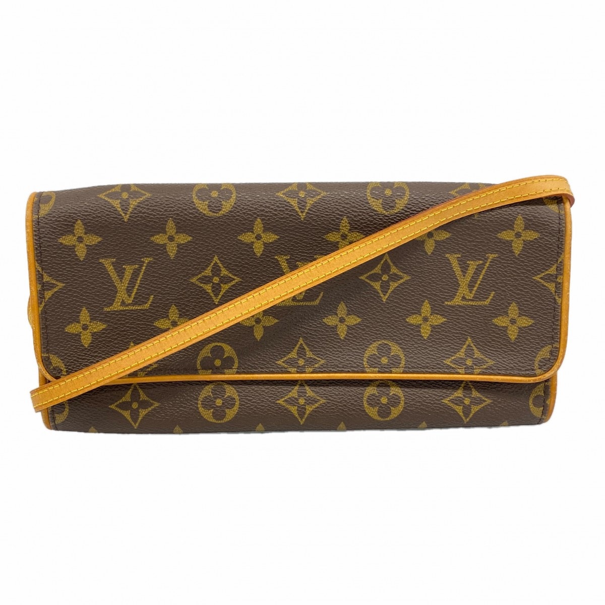 ★最終価格★SALE【6cd5313】ルイヴィトン ショルダーバッグ モノグラム ポシェットツインGM M51852 ブラウン【中古】レディース