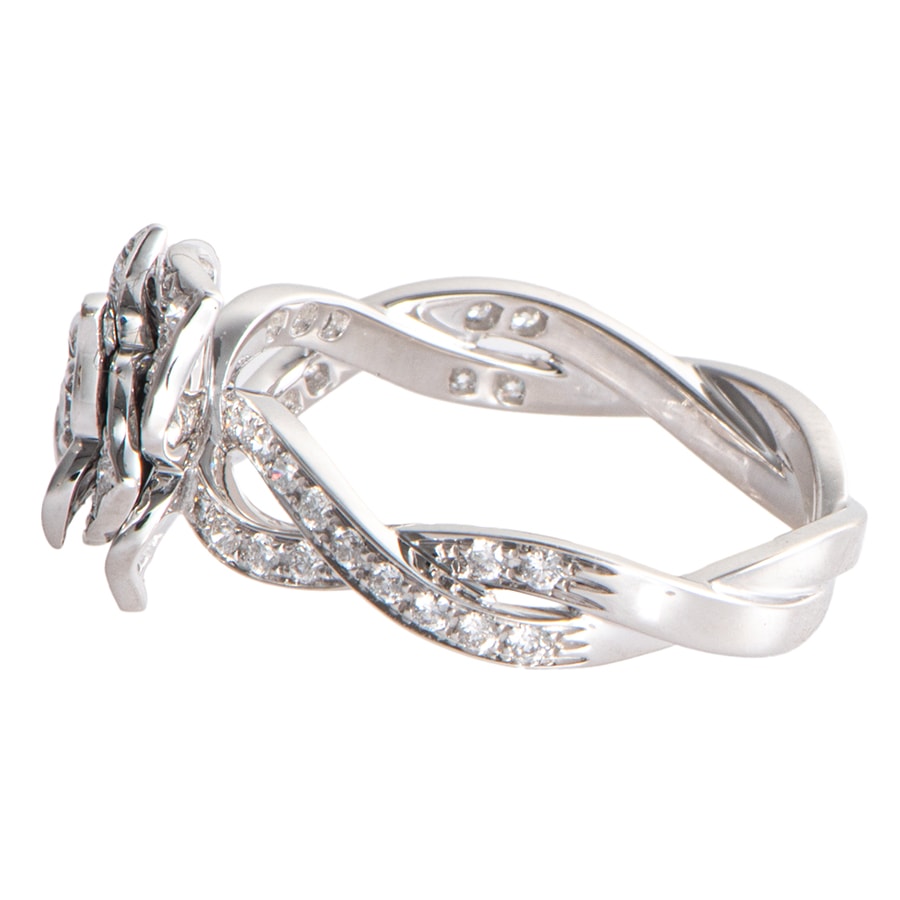 PIAGET ピアジェ ローズ リング・指輪 K18WG 12号 シルバー【中古】