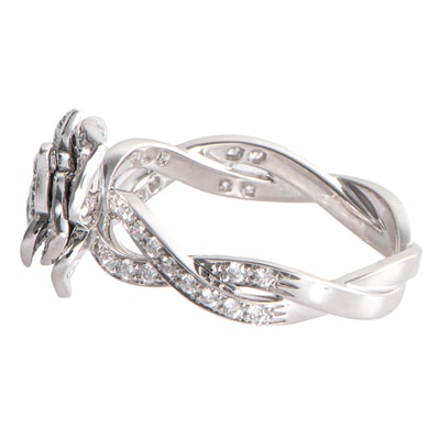 PIAGET ピアジェ ローズ リング・指輪 K18WG 12号 シルバー【中古】