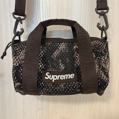 Supreme Mesh Mini Duffle Bag "TrueTimber Kanati Camo" (25SS)