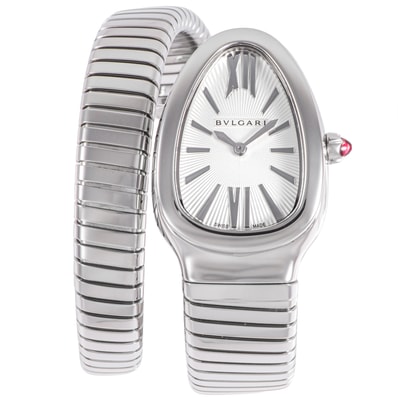 BVLGARI ブルガリ セルペンティトゥボガス Lサイズ SP35S 101828 ステンレススチール【中古】
