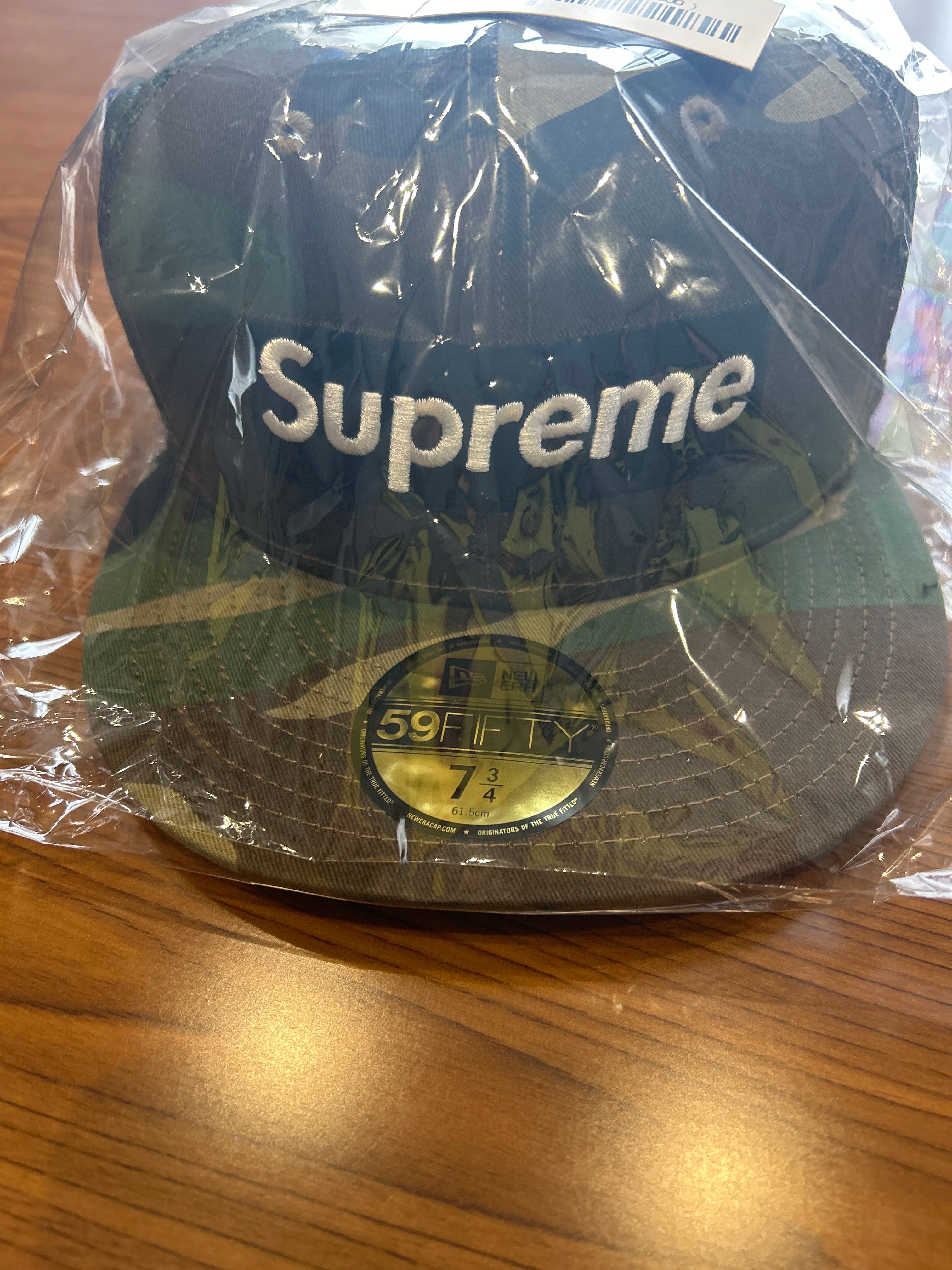 Supreme Box Logo Mesh Back New Era "Woodland Camo" (24SS)