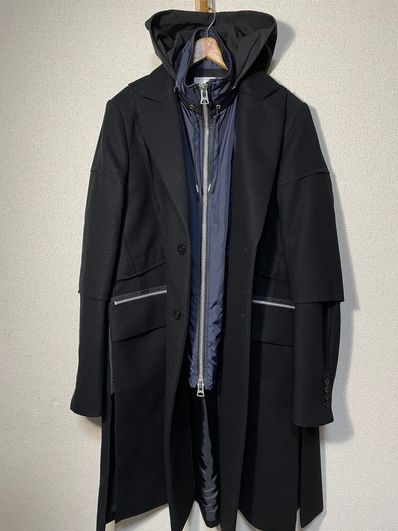 21AW sacai サカイ ブルゾン ドッキング コート