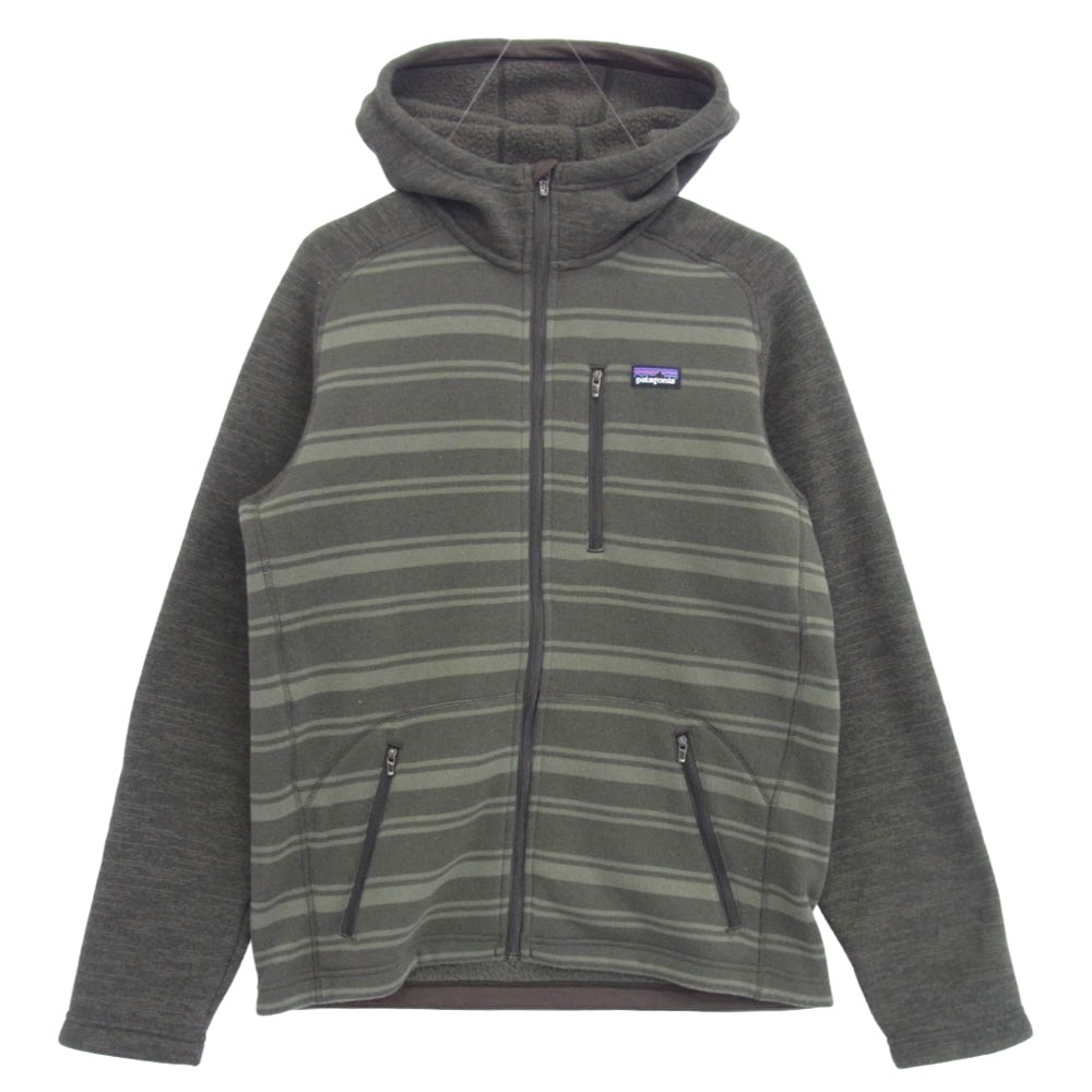 patagonia パタゴニア ジャケット 13AW 25662 13年製 BETTER SWEATER HOODY ベターセーターフーディ フリース パーカー ジャケット カーキ系 M【中古】