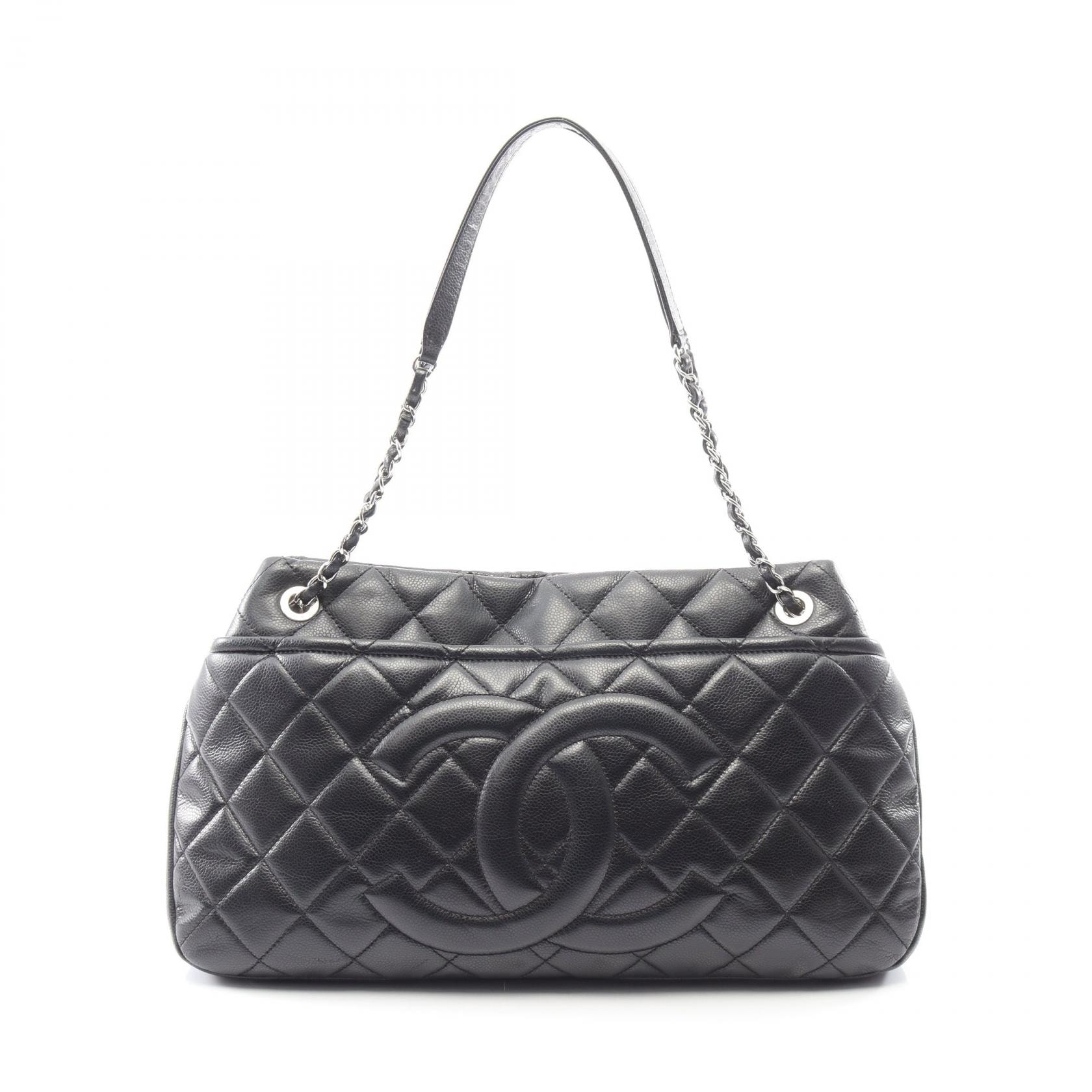 シャネル CHANEL マトラッセ トートバッグ バッグ キャビアスキン(グレインドカーフ) レディース ブラック系 【中古】