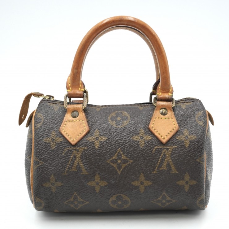 LOUIS VUITTON(ルイヴィトン) ミニスピーディ ヴィンテージ ハンドバッグ ミニボストンバッグ モノグラム キャンバス ブラウン ゴールド金具 TH0964 レディース 【中古】