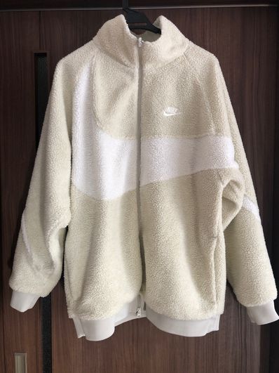 Nike Big Swoosh Boa Jacket "Light Bone/Sail"
