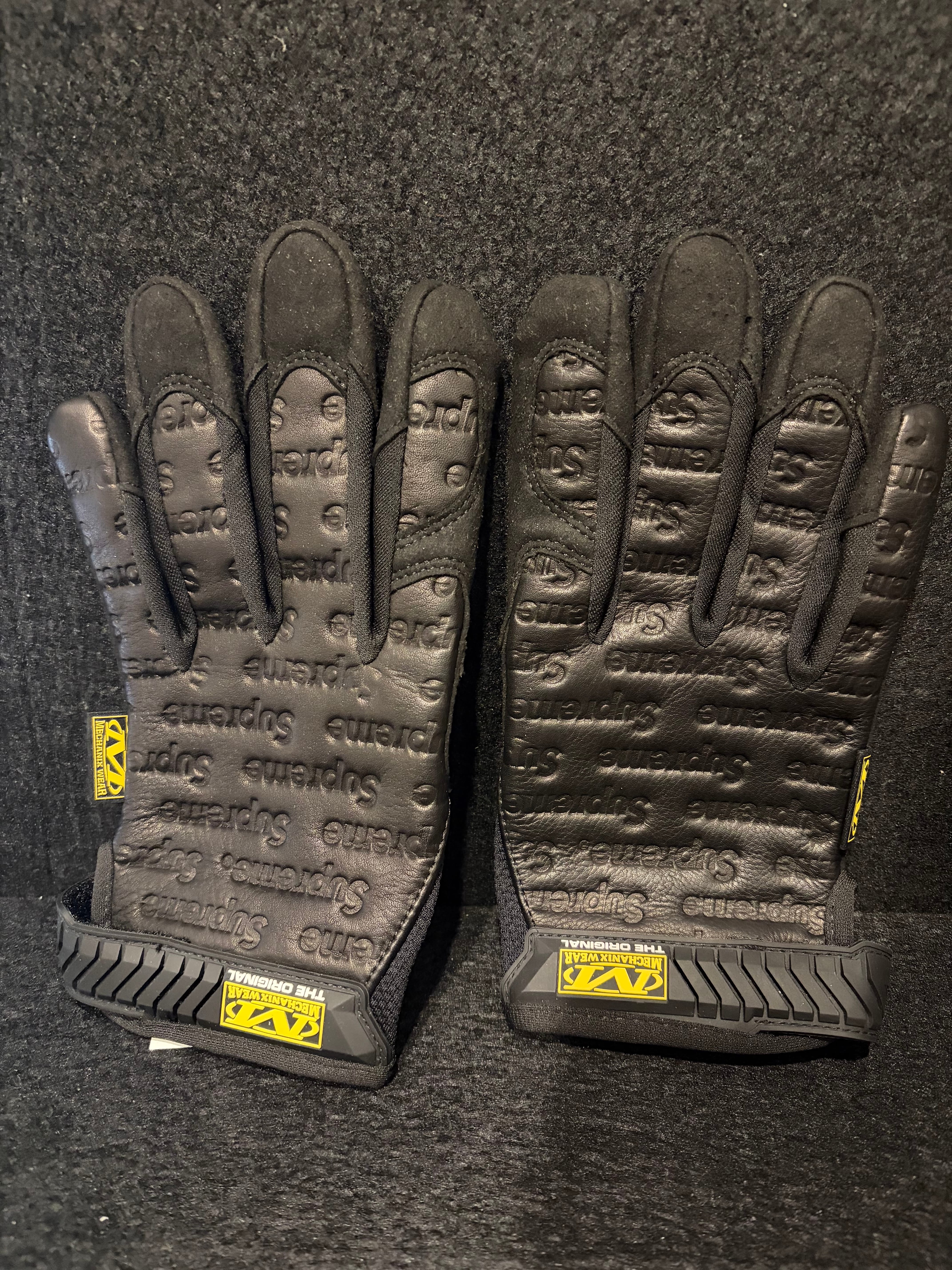 Supreme / Mechanix Leather Work Gloves "Black"