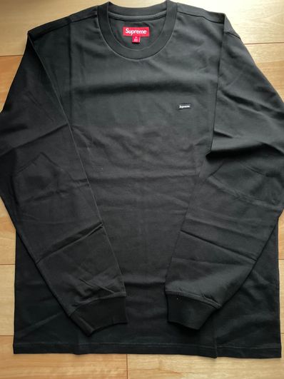 Supreme Small Box L/S Tee "Black"(23FW)