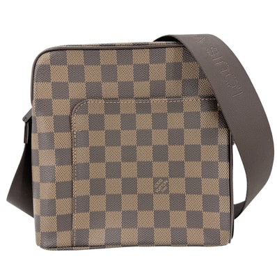 LOUIS VUITTON ルイヴィトン ショルダーバッグ オラフPM 肩掛け 斜め掛け N41442 ダミエキャンバス ブラウン 茶 ゴールド金具 レディース 美品【中古品】