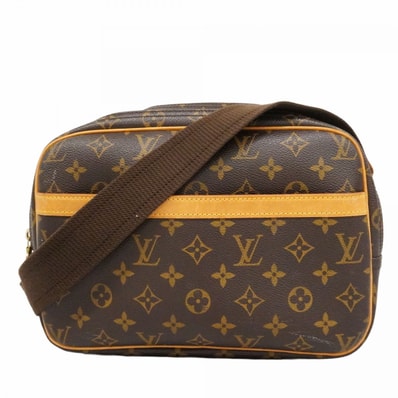 ★最終価格【6db1406】ルイヴィトン ショルダーバッグ モノグラム リポーターPM M45254 ブラウン【中古】レディース