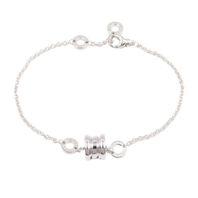 ブルガリ BVLGARI B-zero1 ビーゼロワン エレメント ブレスレット ブレスレット アクセサリー K18WG(ホワイトゴールド) メンズ レディース シルバー系 【中古】