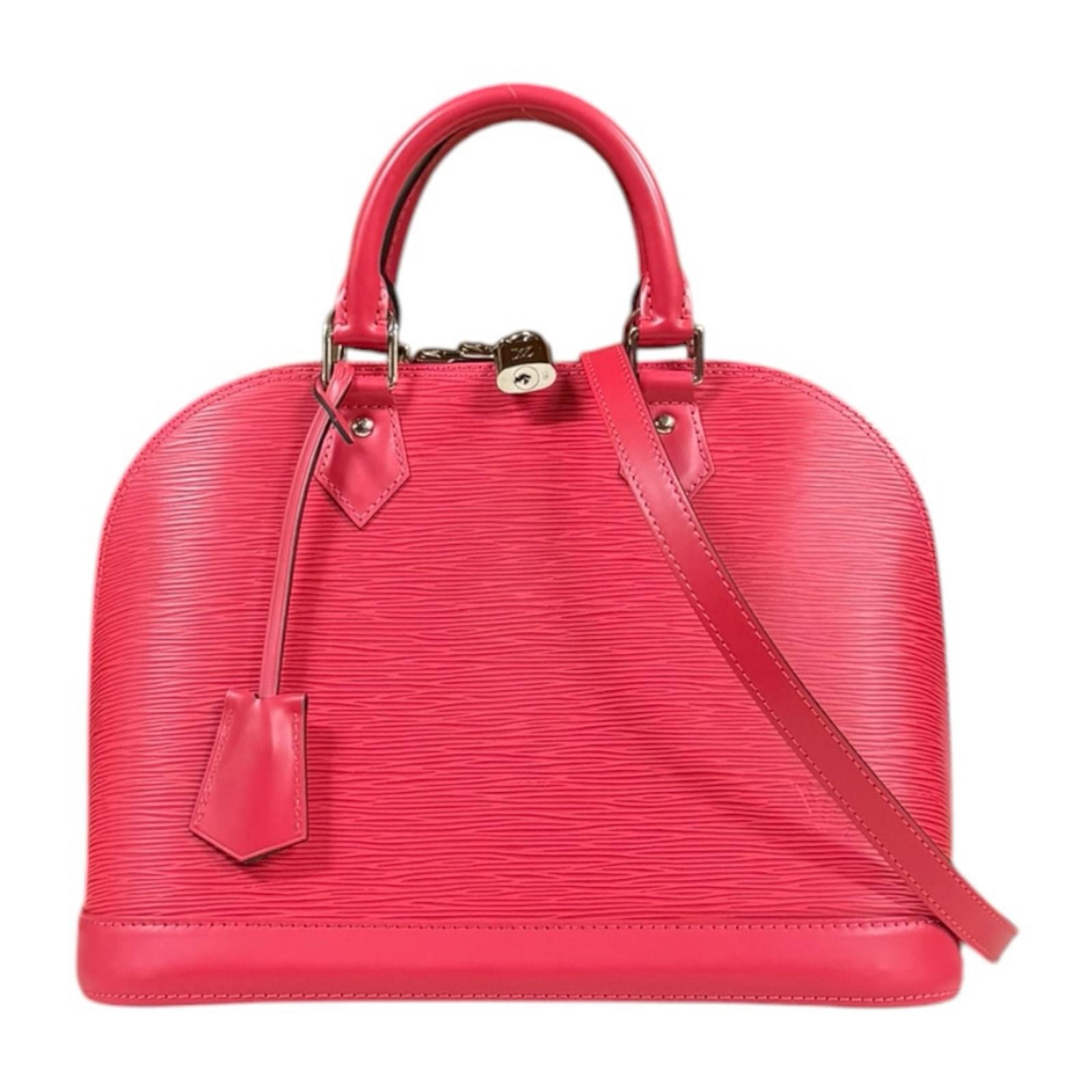 ルイヴィトン アルマPM エピ ショルダーバッグ エピレザー M41284 ピンク レディース LOUIS VUITTON  中古