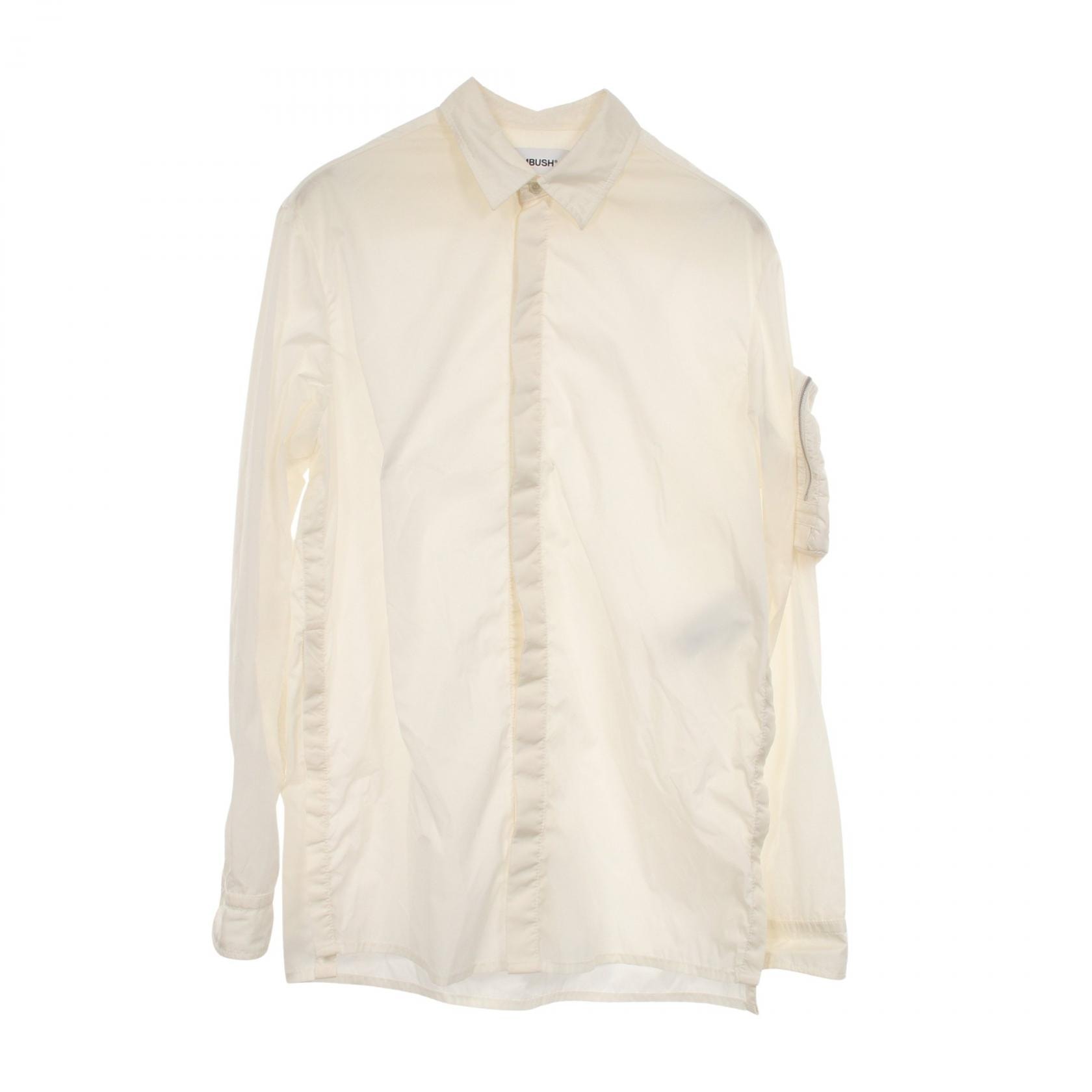 アンブッシュ AMBUSH LS POCKET SHIRT シャツ 衣料品 アウター ナイロン メンズ ホワイト系 【中古】