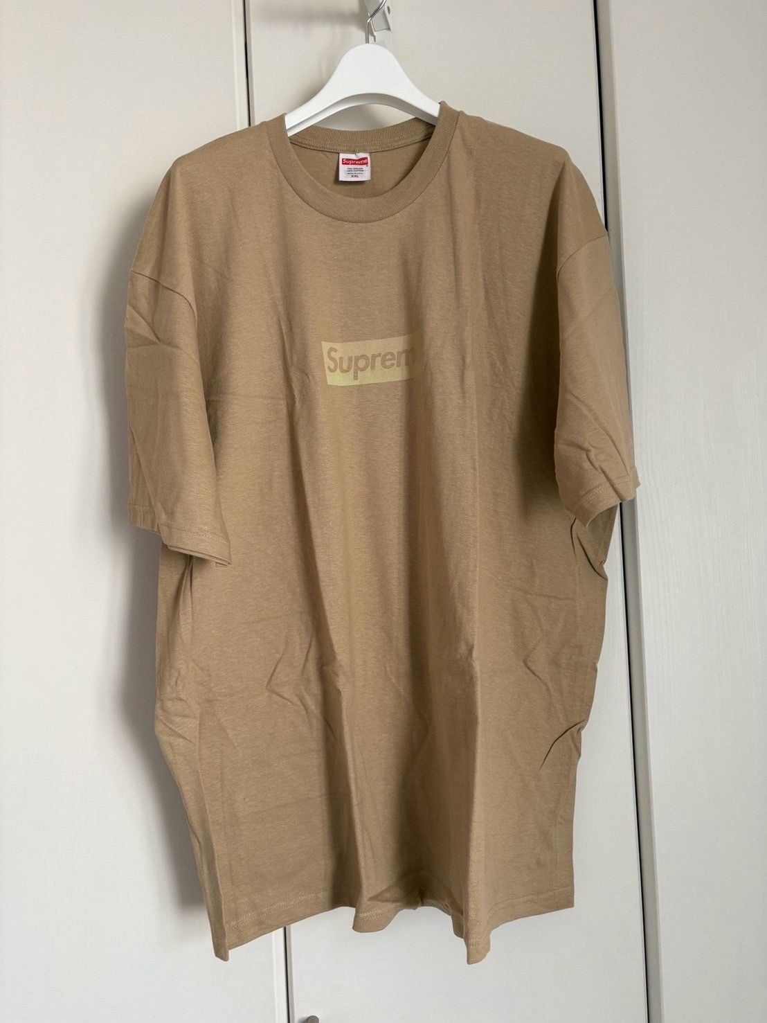 Supreme Tonal Box Logo Tee "Khaki"