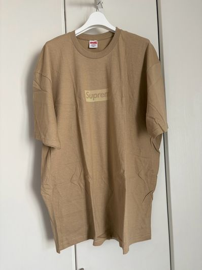 Supreme Tonal Box Logo Tee "Khaki"