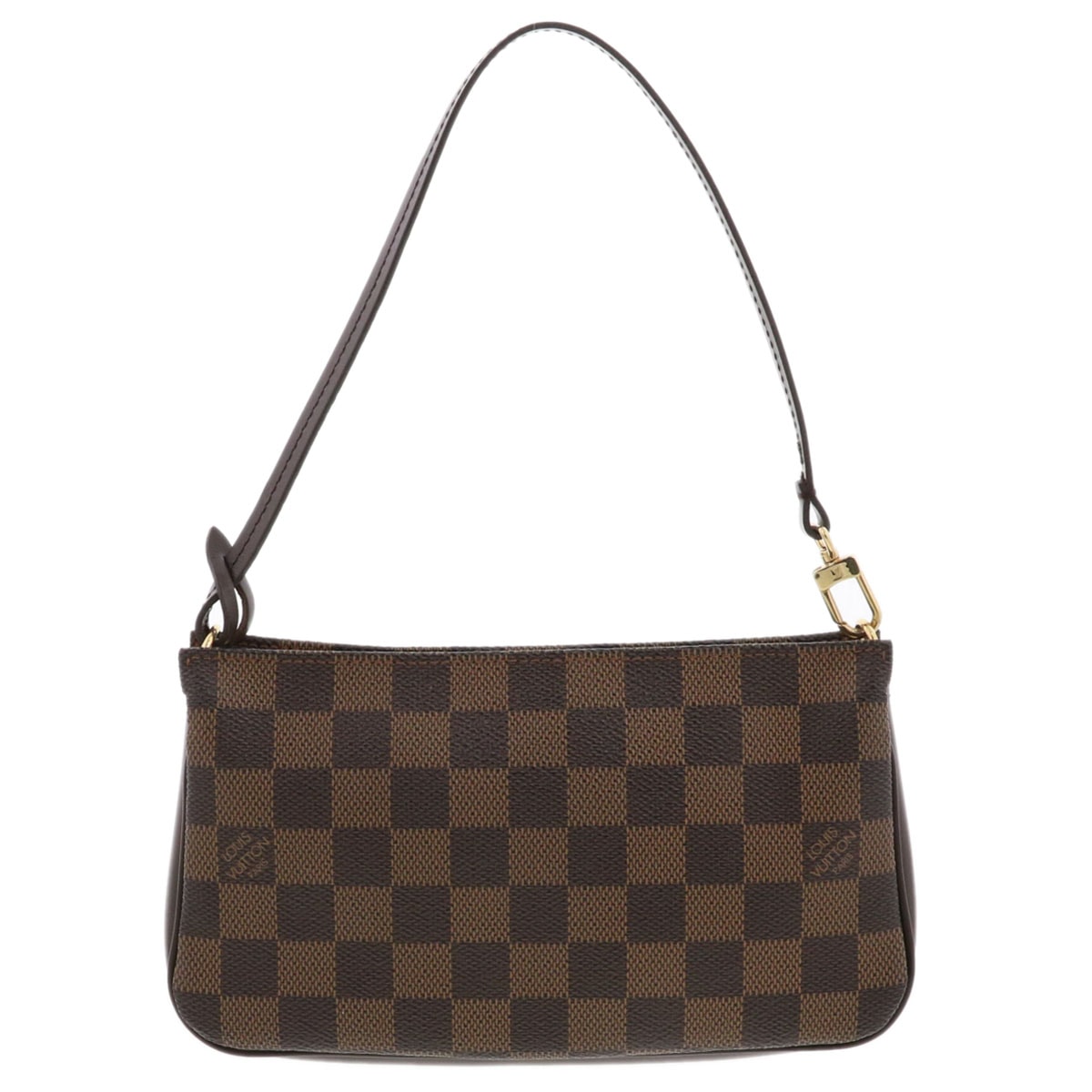 LOUIS VUITTON ルイ・ヴィトン ナヴォナ アクセサリーポーチ ポーチ  ハンドバッグ N51983 ダミエキャンバス ブラウン  レディース【中古】