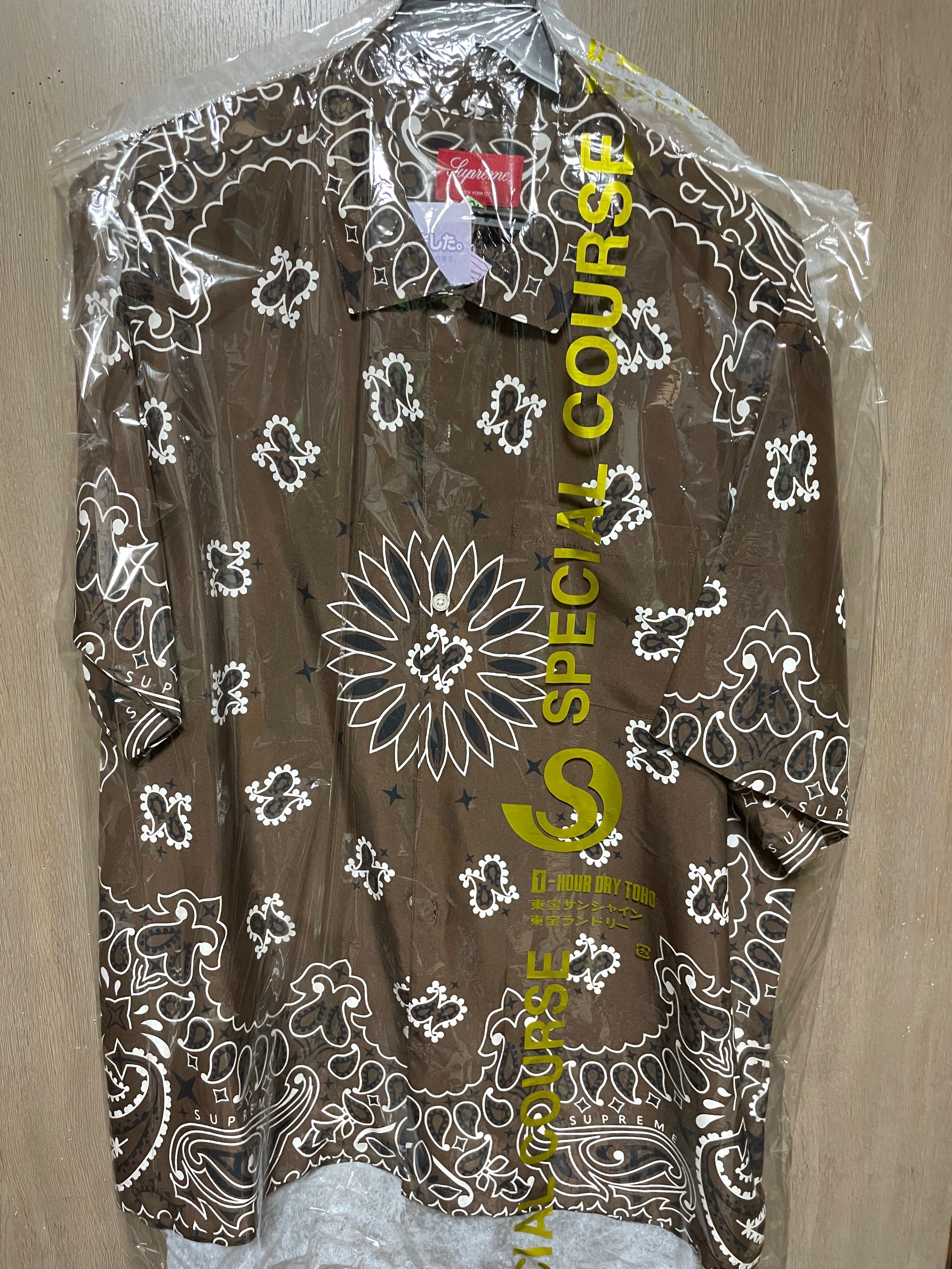 Supreme Bandana Silk S/S Shirt 