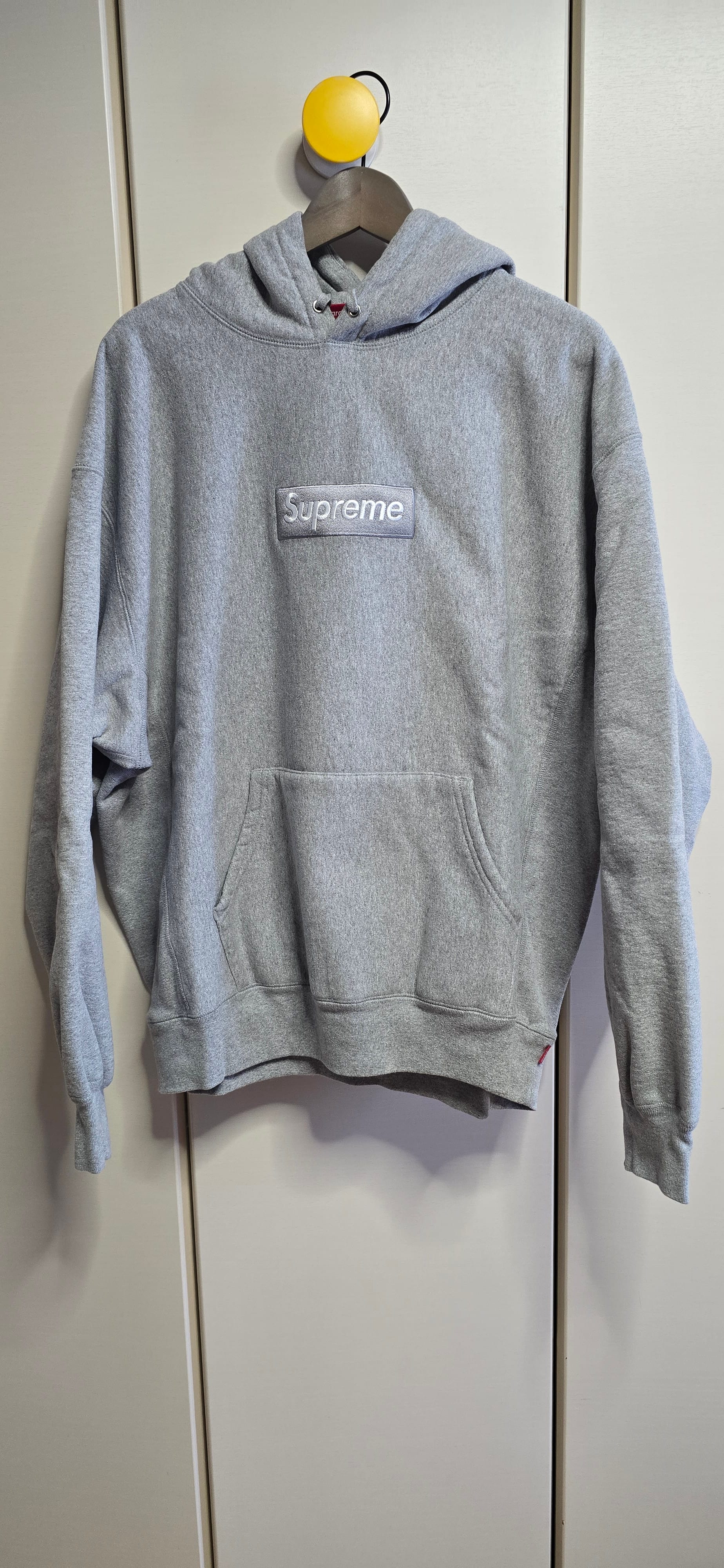 Supreme Box Logo Hooded Sweatshirt "Heather Grey" (24FW)