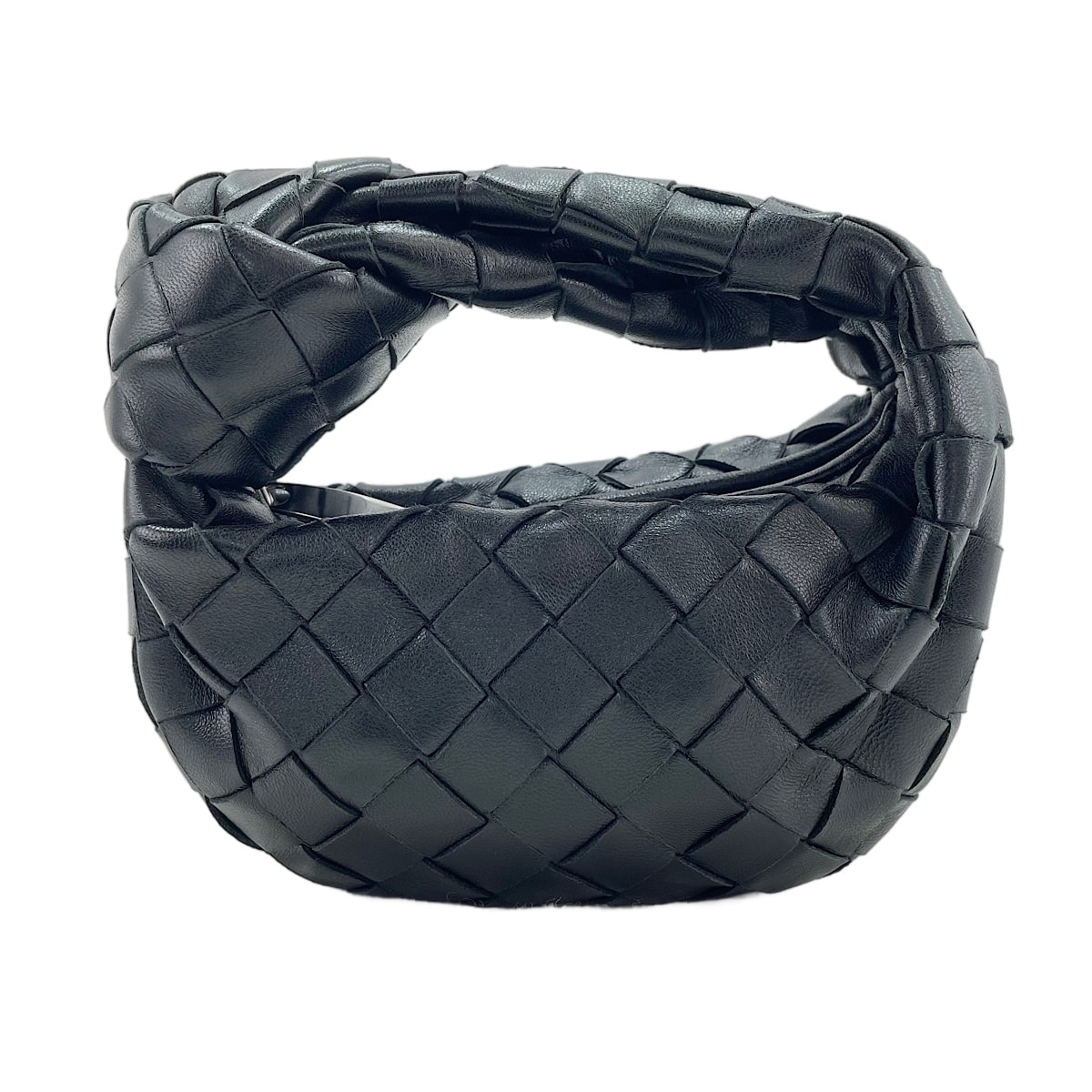 ボッテガヴェネタ BOTTEGAVENETA レザー ミニジョディ イントレチャート ハンドバッグ【中古】