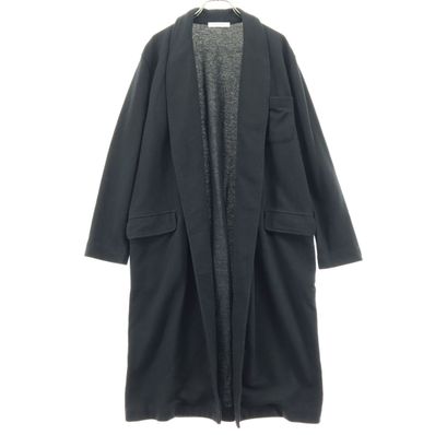 美品 MOUSSY マウジー 長袖 ラップ カーディガン F ブラック 胸ポケット
