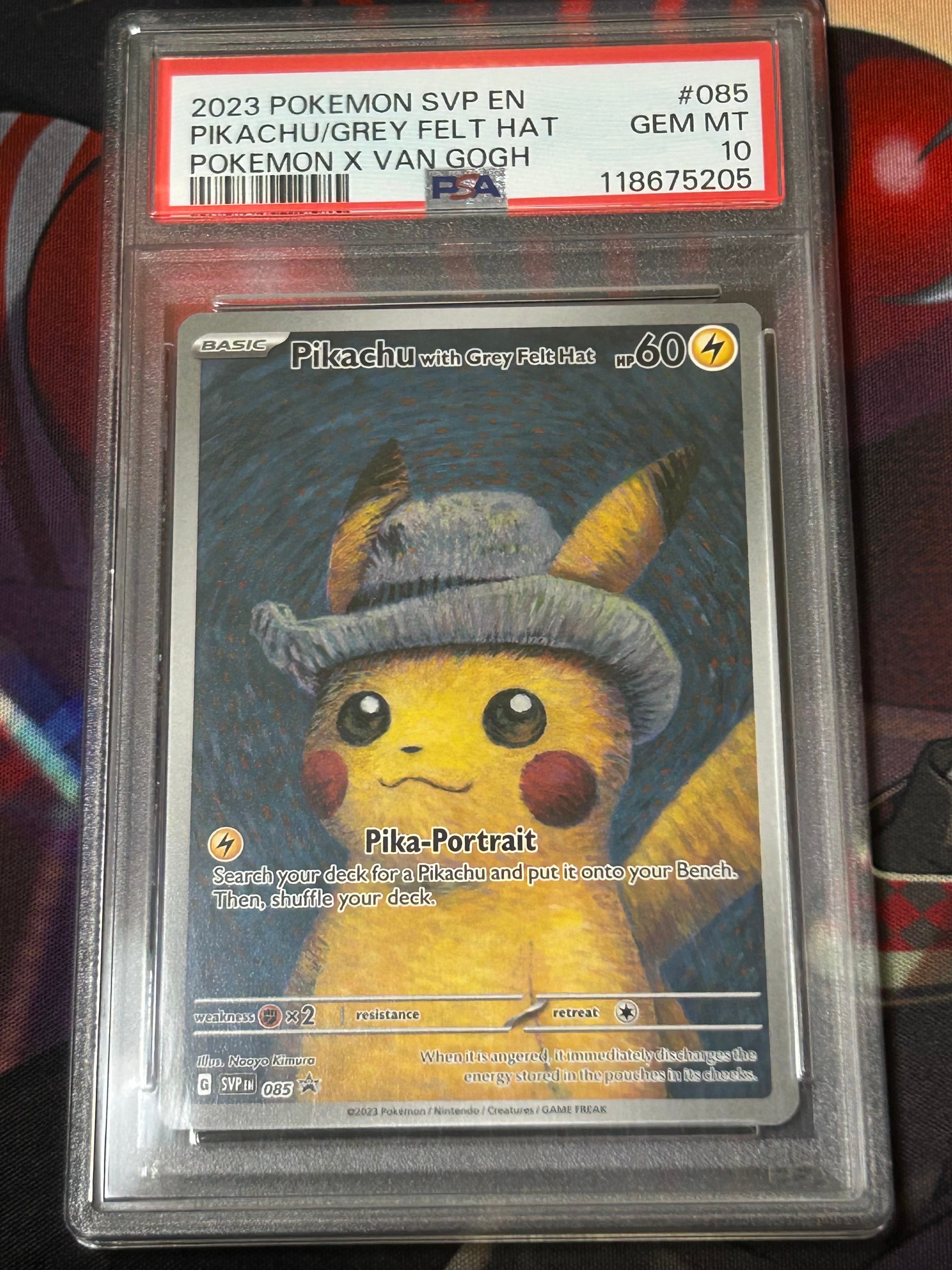 PSA10】ピカチュウ : プロモ [SVP EN 085](「ゴッホ展