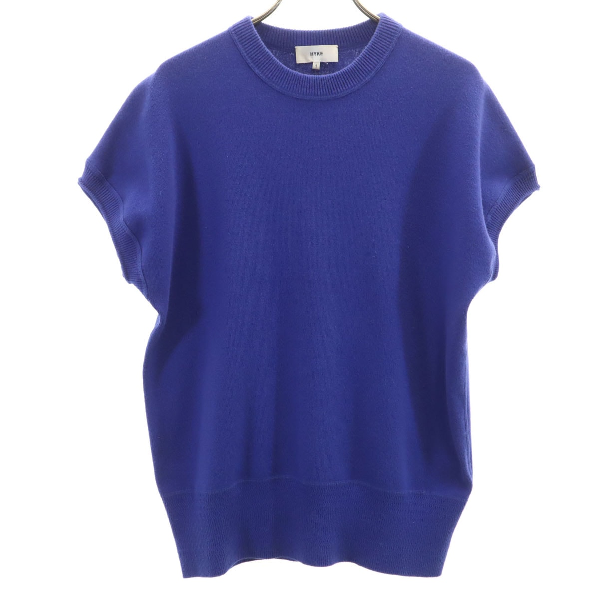 HYKE ハイク フレンチスリーブ ニット 1 青紫