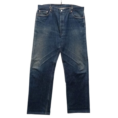 LEVIS リーバイス 501-0117 501 90s USA製 552刻印 脇割金糸 デニムパンツ コットン インディゴ サイズ W40 L40 正規品 / 56349