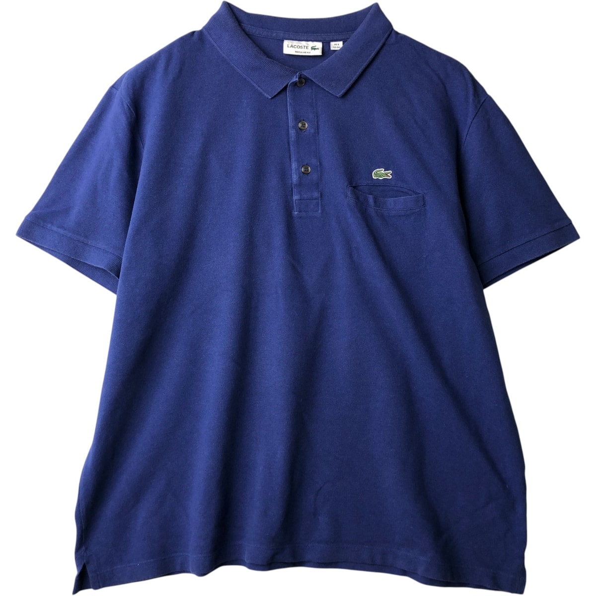 古着 ビッグサイズ ラコステ LACOSTE REGULAR FIT 半袖 ポロシャツ メンズXXXL相当/eaa644639