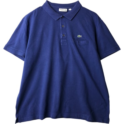 古着 ビッグサイズ ラコステ LACOSTE REGULAR FIT 半袖 ポロシャツ メンズXXXL相当/eaa644639