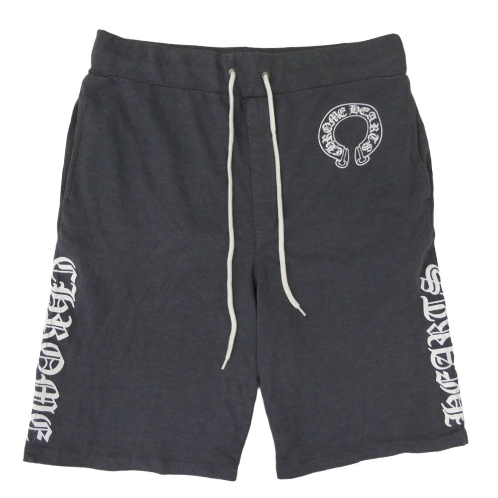 Chrome Hearts Horseshoe Print Sweat Shorts "Gray"