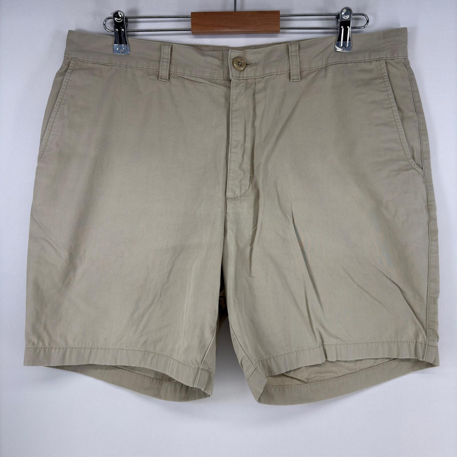 古着 パタゴニア patagonia ショートパンツ チノパン ジップ ワンポイント ハーフパンツ w36  ベージュ メンズ