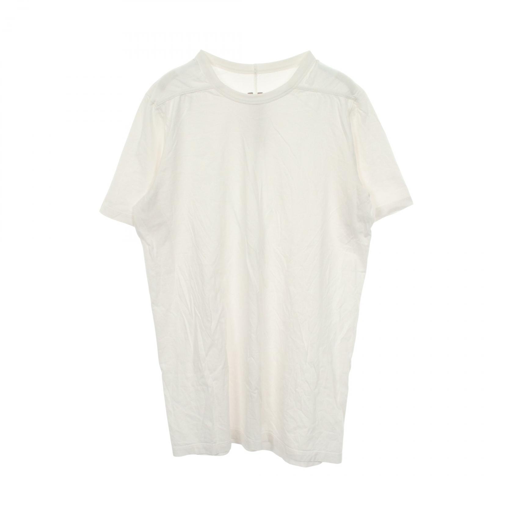 リックオウエンス Rick Owens クルーネック 半袖Tシャツ 衣料品 トップス コットン メンズ ホワイト系 【中古】