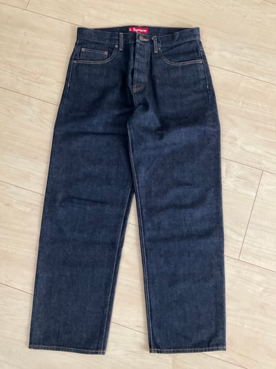 Supreme Rigid Loose Fit Selvedge Jean (25FW) "Rigid Indigo"