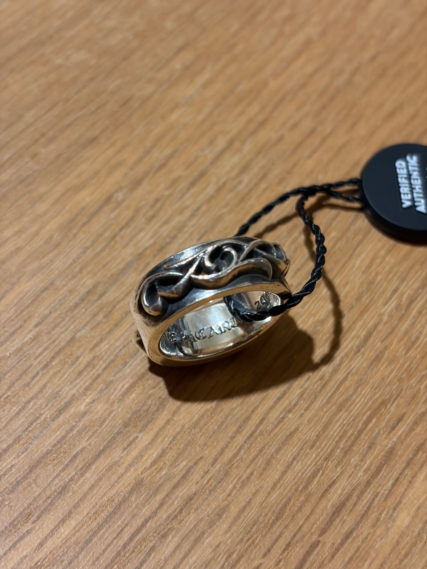 B (目立った傷や汚れなし)】クロムハーツ ダブルナローヴァインバンド B (目立った傷や汚れなし)】クロムハーツ ダブルナローヴァインバンド
